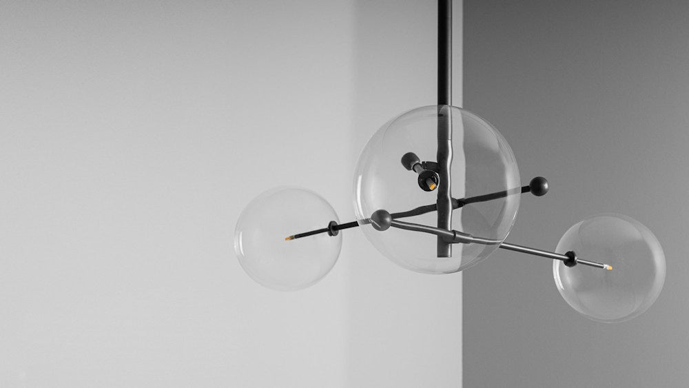 RD 15 3 Arms Chandelier