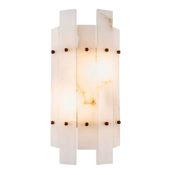 Simona Alabaster Wall Lamp Ruby