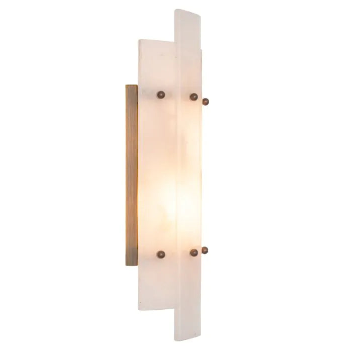Simona Alabaster Wall Lamp Ruby