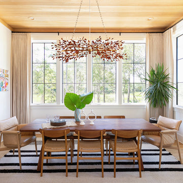 Fiore Colored Linear Chandelier 51" 68"