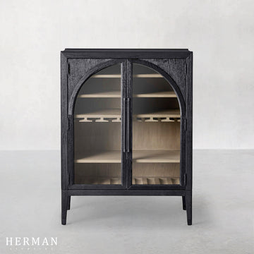 Hattie Low Bar Cabinet in Oak 36"W