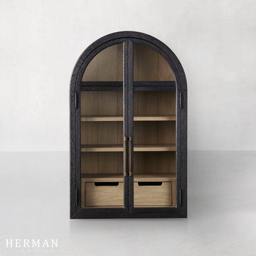 Hattie Wall Mounted Cabinet in Oak 24"W