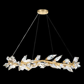 Addison 55"  Round Crystal Chandelier