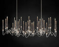 Pezzo Crystal Long Chandelier L78'' 59''  40''