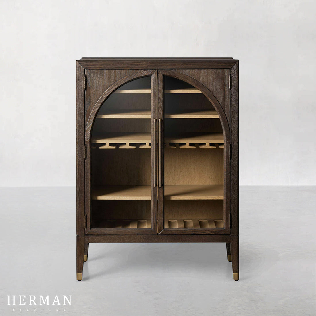 Hattie Low Bar Cabinet in Oak 36"W