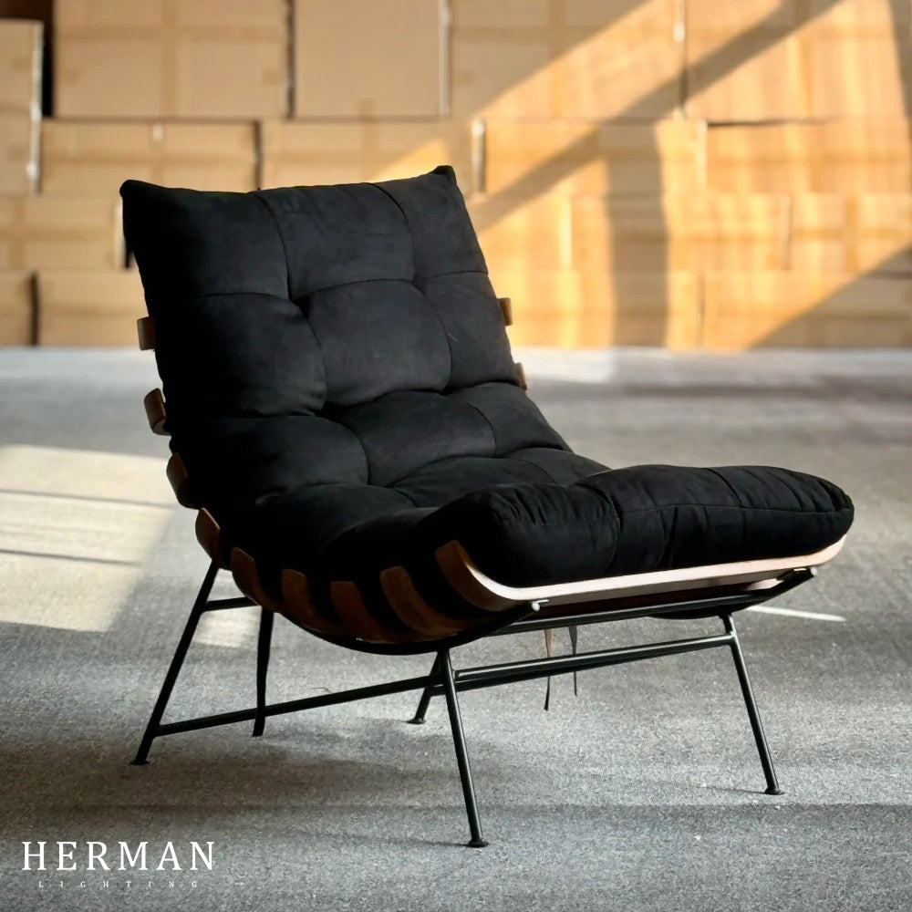 Vintage Fabric 1 Seater Sofa