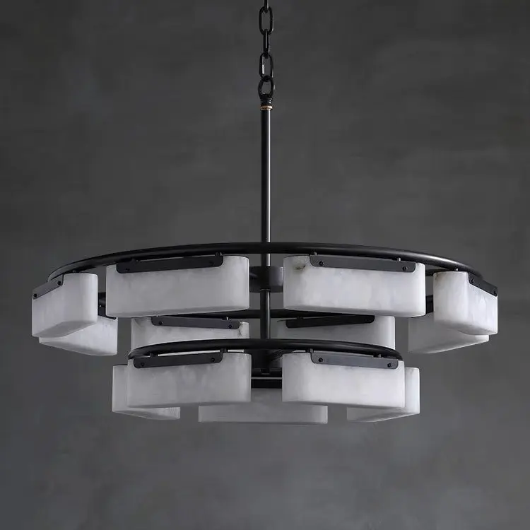 Spain Alabaster Modern Chandelier Lighting Indoor