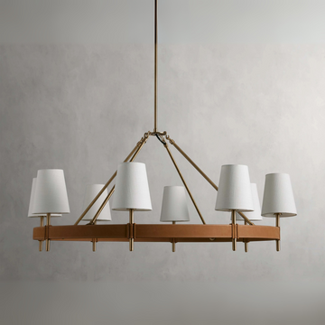 Hastings 8-Light Halo Chandelier