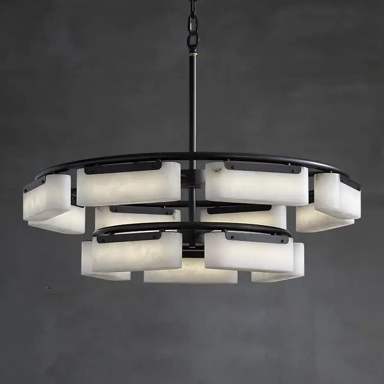 Spain Alabaster Modern Chandelier Lighting Indoor