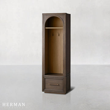 Hattie Single Entryway Cabinet in Oak 25"W