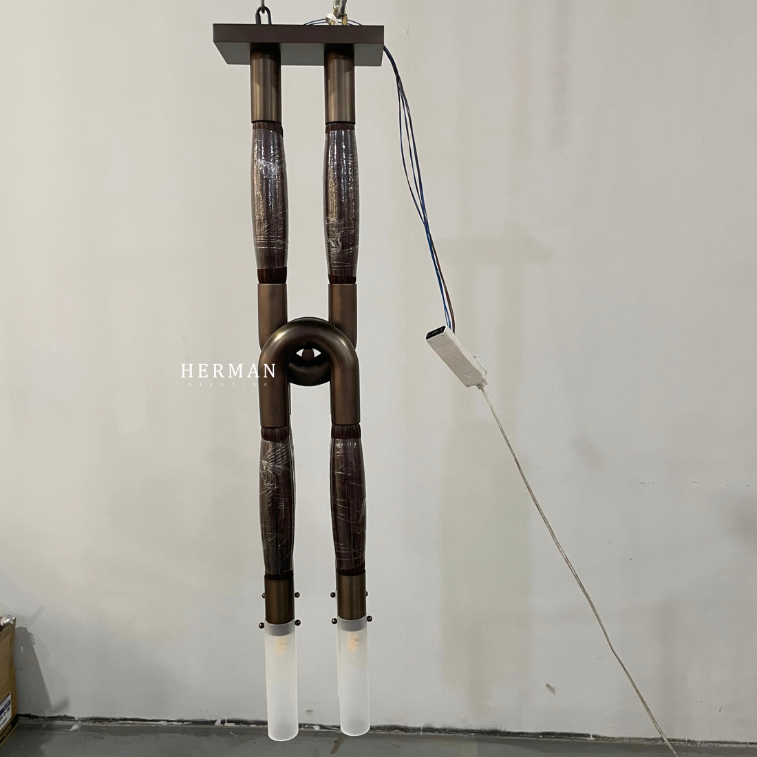 Heritage Horsehair 4-Light Pendant