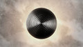 Alabaster Mono Penadnt Solar Eclipse