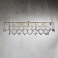 Aubrey Crystal Ball  Rectangular Chandelier 47'' 60''
