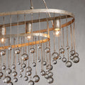 Aubrey Crystal Ball 7 Light Chandelier