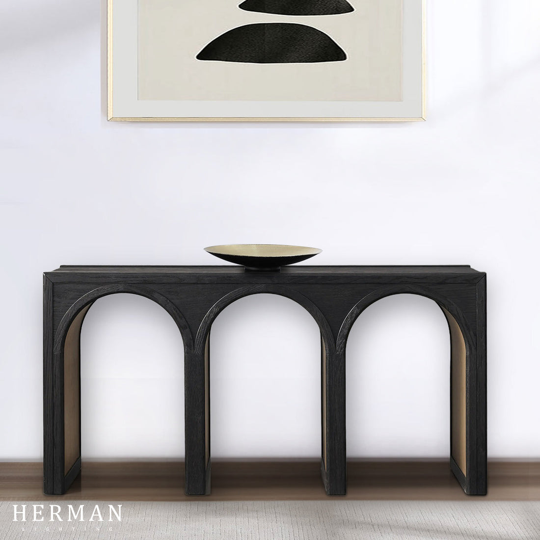 Hattie Console in Oak 60"W