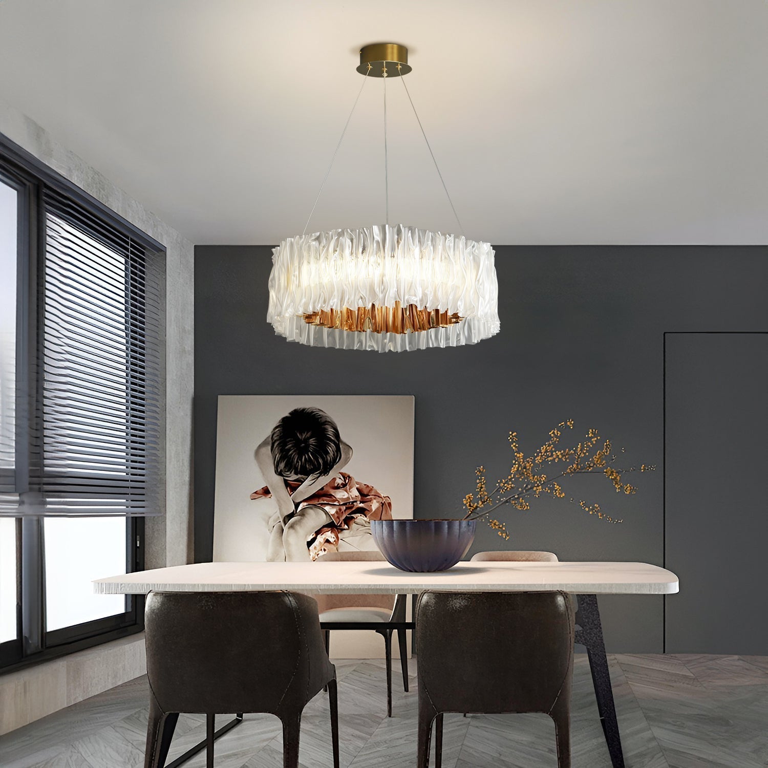 Accordéon Suspension Pendant Light