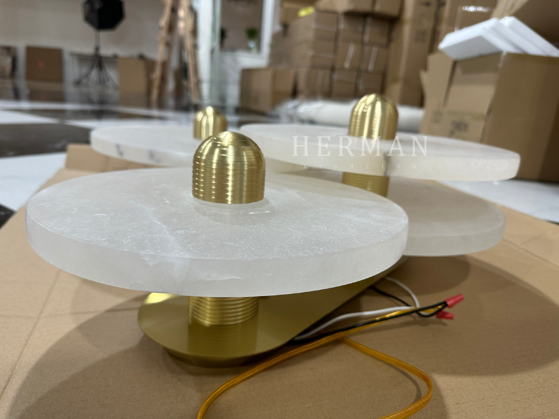 Alabaster Flush mount - 3 Surface