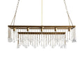 Aubrey Crystal Ball  Rectangular Chandelier 47'' 60''