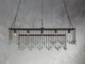Aubrey Crystal Ball  Rectangular Chandelier 47'' 60''