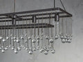 Aubrey Crystal Ball  Rectangular Chandelier 47'' 60''