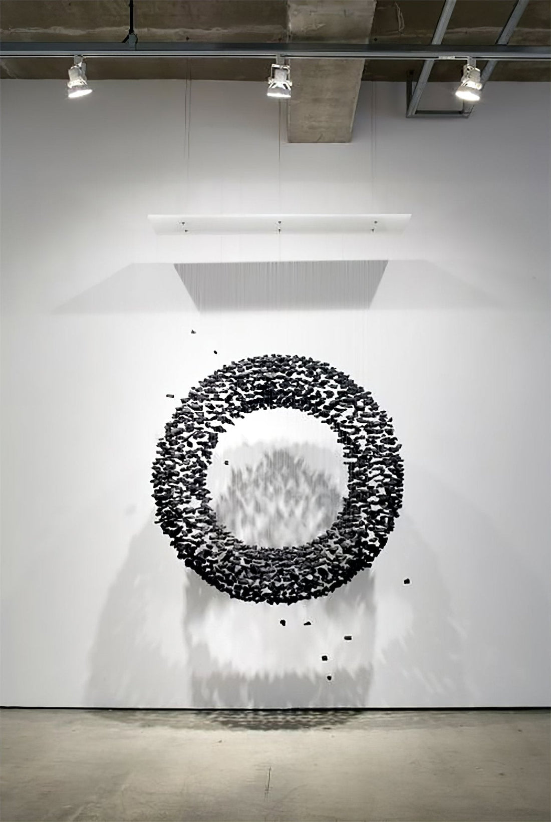 Charcoal Shape O Chandelier