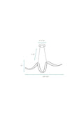 Copenhagen LED Chandelier // White