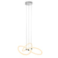 Daisy LED Adjustable Chandelier // Chrome