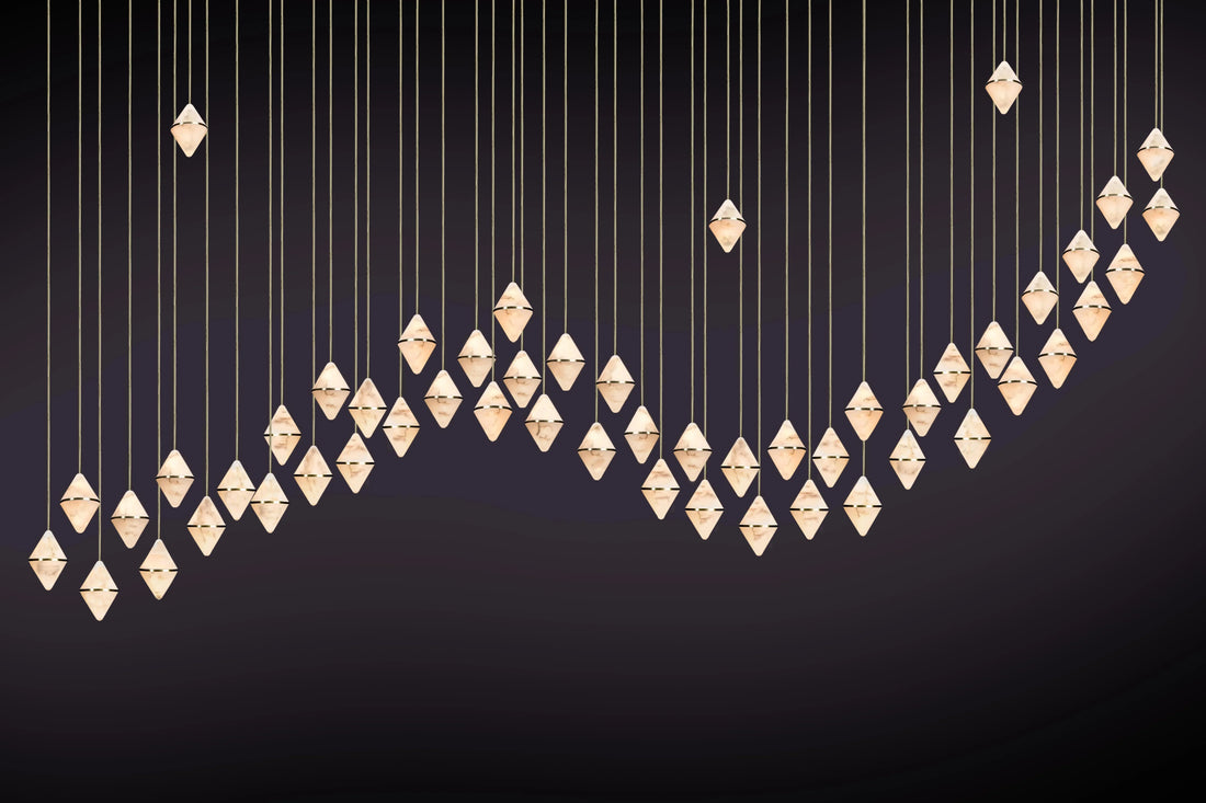 Gem Wave Chandelier 48