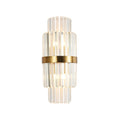 Gold Layered Crystal Wall Lamp
