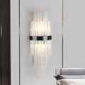 Gold Layered Crystal Wall Lamp