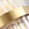 Gold Layered Crystal Wall Lamp