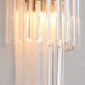 Gold Layered Crystal Wall Lamp