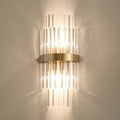 Gold Layered Crystal Wall Lamp