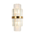 Gold Layered Crystal Wall Lamp