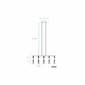 Harmony 5 Light Chandelier // Chrome