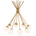 Venezia Luxor Modern Brass Chandelier - [Brass] 