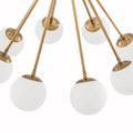 Venezia Luxor Modern Brass Chandelier - [Brass] 