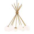 Venezia Luxor Modern Brass Chandelier - [Brass] 