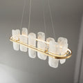 Mille Long Glass Chandelier