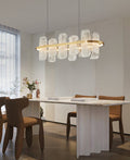 Mille Long Glass Chandelier