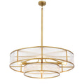 Montparnasse Modern Brass Chandelier - [Brass] 