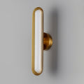 Oval Modern Metal Wall Light