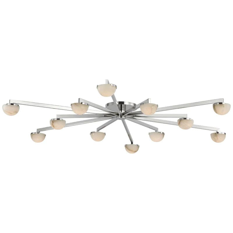 Propeller Alabaster Flushmount 8-Light 12-Light