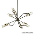 Raef Modern Chandelier - F6316-CE - Troy Lighting