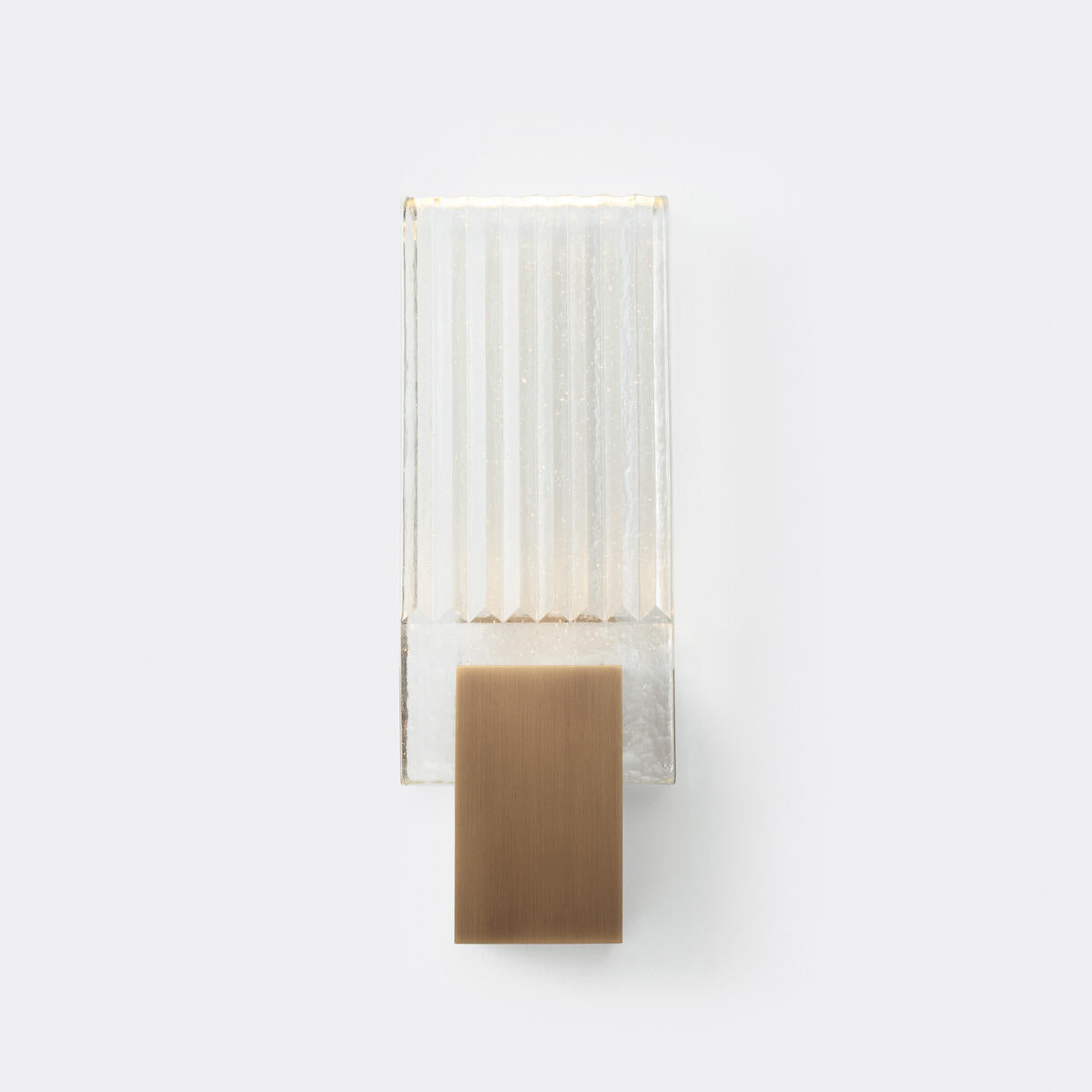 Pleated Glass Sconce