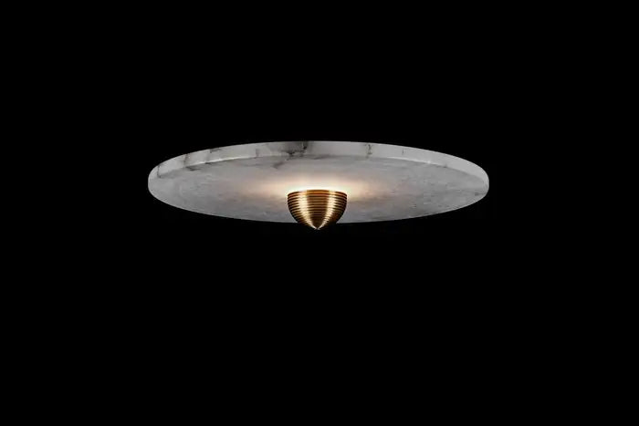 Alabaster Flush mount 11''D