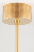 Saturn Modern Brass Chandelier - 4106-AGB-CE - Hudson Valley