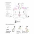 Seville LED Chandelier // Chrome