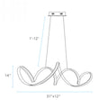 Seville LED Chandelier // Gold