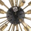 Tivoli Modern Brass Chandelier [S/L] - [Black/Brass] 